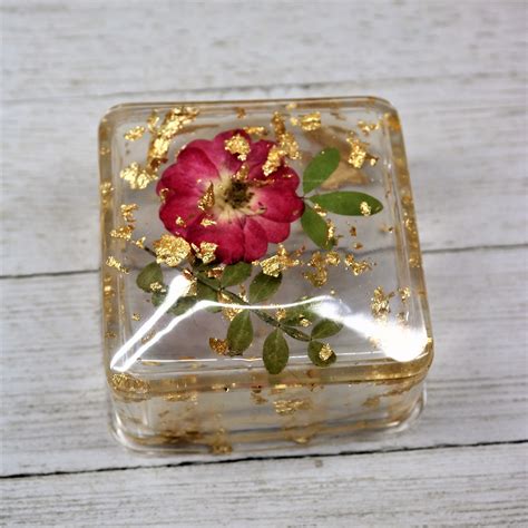 resin trinket box with metal handle|Trinket Boxes Made of Resin .